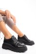 Pantofi sport negri piele naturala 2ve12632np