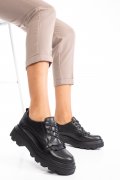 PANTOFI SPORT NEGRI PIELE NATURALA 2VE12632NP