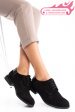 Pantofi negri piele naturala intoarsa 2pc12623ant
