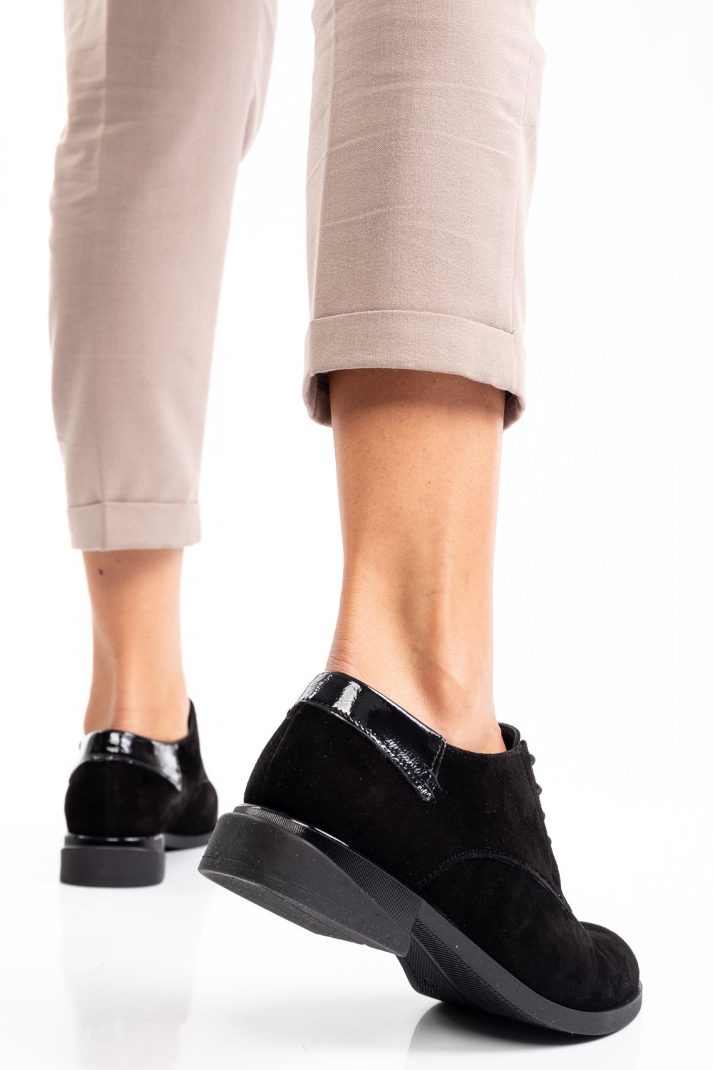 PANTOFI NEGRI PIELE NATURALA INTOARSA 2PC12623ANT