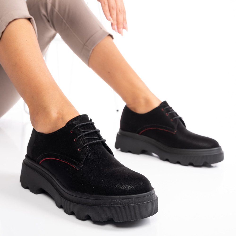 PANTOFI NEGRI PIELE NATURALA 2PC12631NBK
