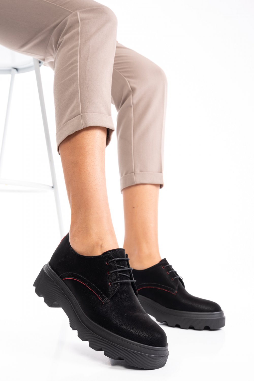 PANTOFI NEGRI PIELE NATURALA 2PC12631NBK