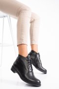 GHETE NEGRE PIELE NATURALA 2PC103