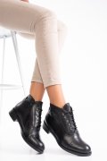 GHETE NEGRE PIELE NATURALA 2PC103