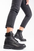 GHETE ALL BLACK PIELE NATURALA 2PC01