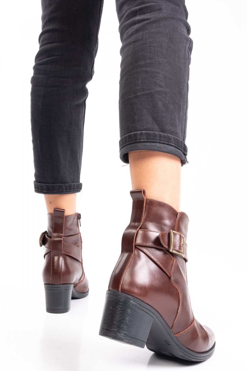 BOTINE MARO PIELE NATURALA 1PC722