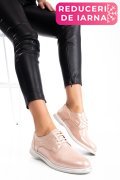 PANTOFI ROZ SIDEF PIELE NATURALA 1PC91646