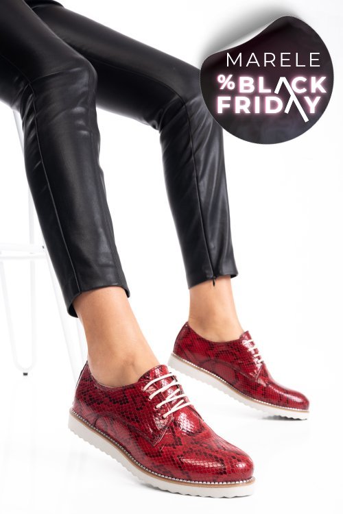 Pantofi rosii cro piele naturala 2pc01673