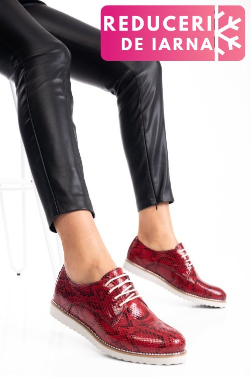 Pantofi rosii cro piele naturala 2pc01673