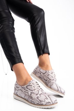 PANTOFI BEJ CRO PIELE NATURALA 2PC01673