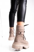 GHETE BEJ PIELE NATURALA 2PC12887NBK