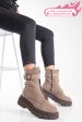 Ghete maro inchis piele naturala 2pc12896