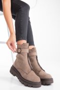 GHETE MARO INCHIS PIELE NATURALA 2PC12896