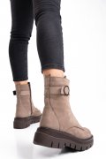 GHETE MARO INCHIS PIELE NATURALA 2PC12896