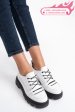 Pantofi sport albi piele naturala 2pc12632np