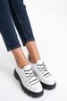 Pantofi sport albi piele naturala 2pc12632np