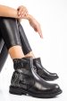 Ghete negre piele naturala 2pc12815