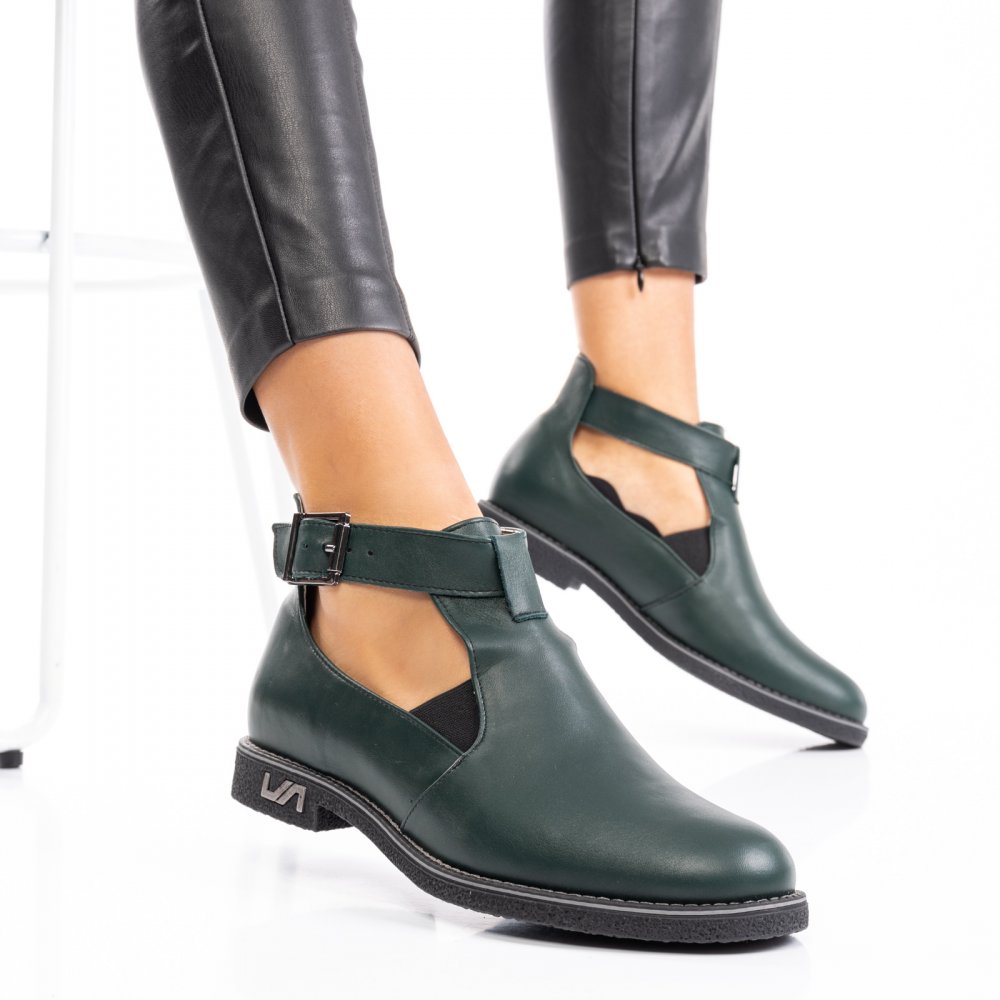 GHETE VERZI PIELE NATURALA 8PC51