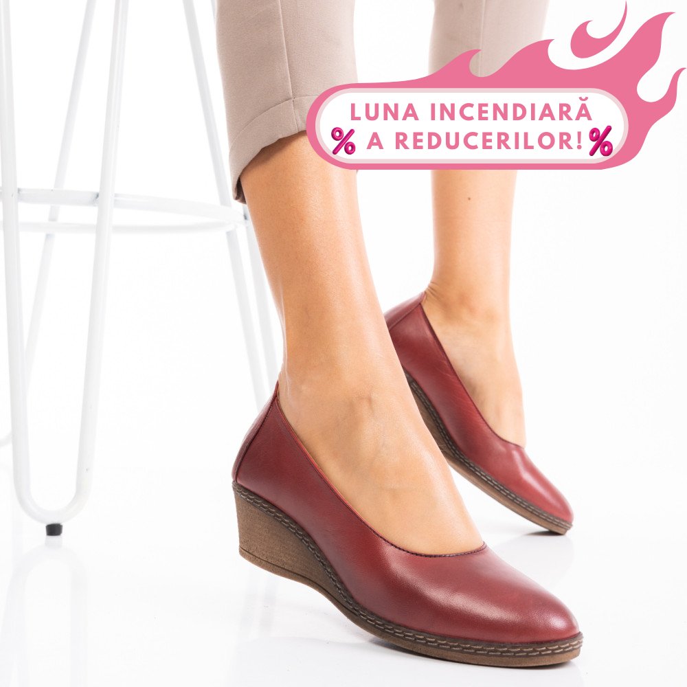 PANTOFI VISINII PIELE NATURALA 1PC086