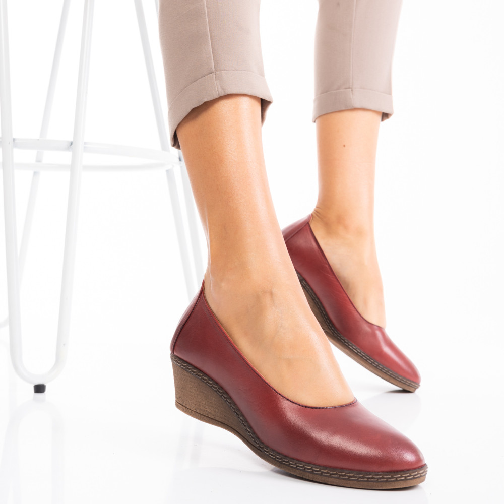 PANTOFI VISINII PIELE NATURALA 1PC086