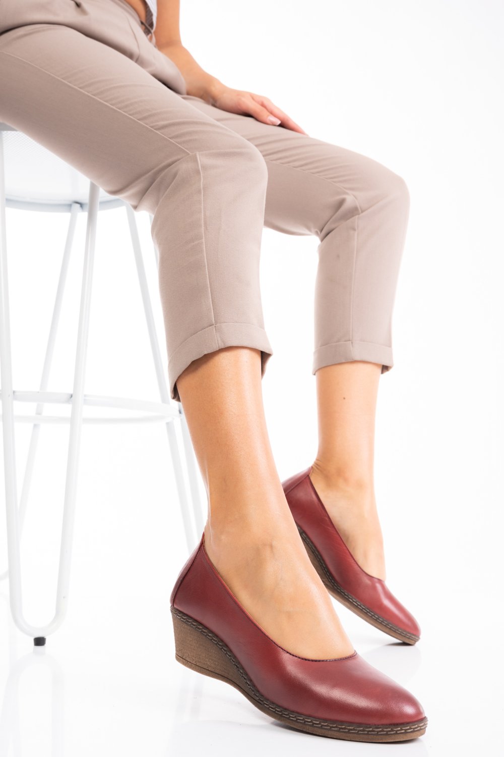 PANTOFI VISINII PIELE NATURALA 1PC086