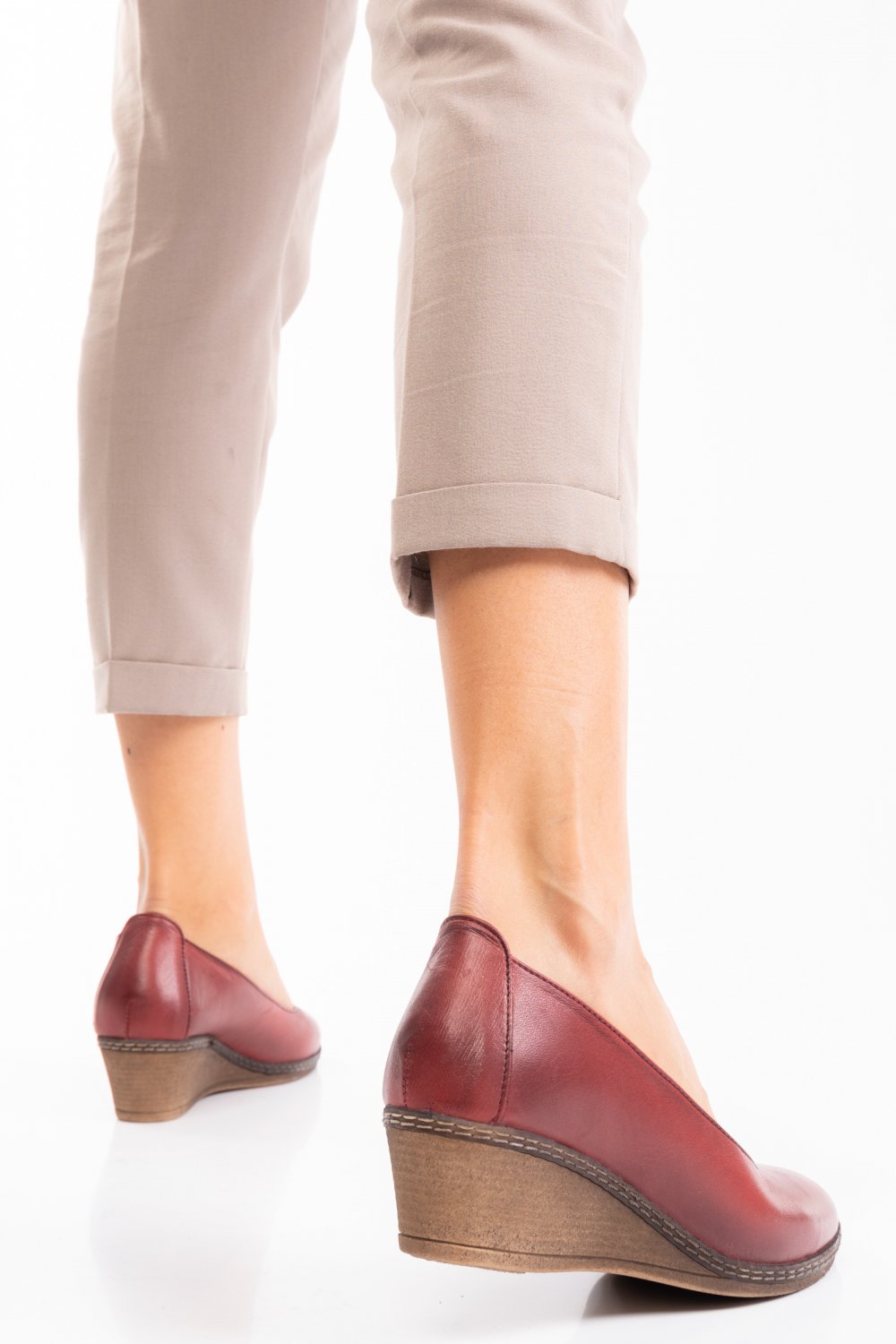 PANTOFI VISINII PIELE NATURALA 1PC086