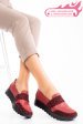 Mocasini rosii leo piele naturala 2pc022