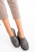 MOCASINI GRI DESCHIS PIELE NATURALA 2PC022