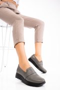 MOCASINI GRI DESCHIS PIELE NATURALA 2PC022