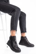 GHETE NEGRE PIELE NATURALA 3PC560