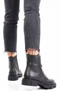 GHETE NEGRE PIELE NATURALA 3PC012