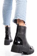GHETE NEGRE PIELE NATURALA LACUITA 2PC02854NP-LAC