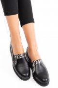 PANTOFI NEGRI PIELE NATURALA 2PC023L