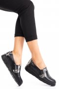 PANTOFI NEGRI PIELE NATURALA 2PC023L