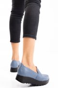 MOCASINI BLEU PIELE NATURALA 2PC022