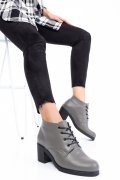 BOTINE GRI PIELE NATURALA 0PC6