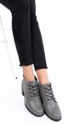 BOTINE GRI PIELE NATURALA 0PC6