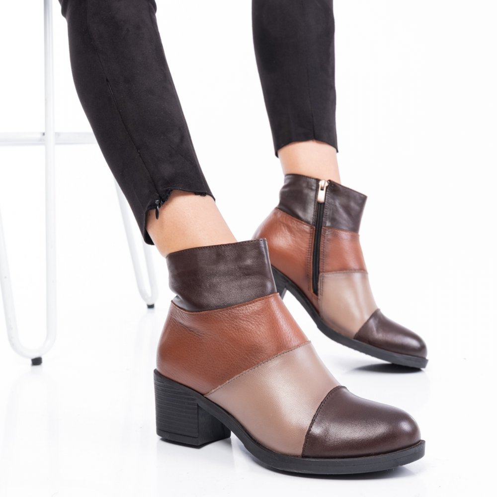 BOTINE MARO PIELE NATURALA DPCOGATI