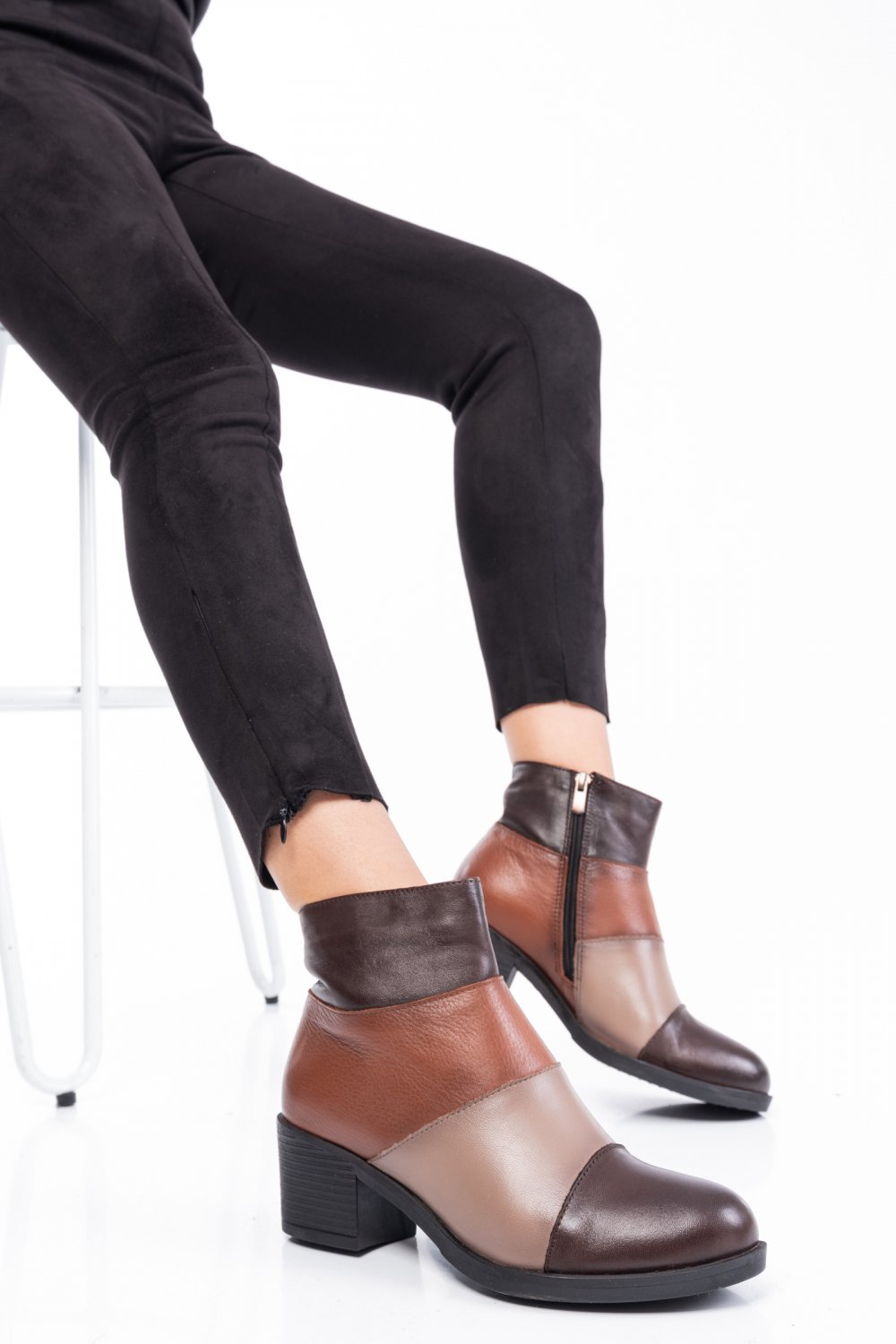 BOTINE MARO PIELE NATURALA DPCOGATI