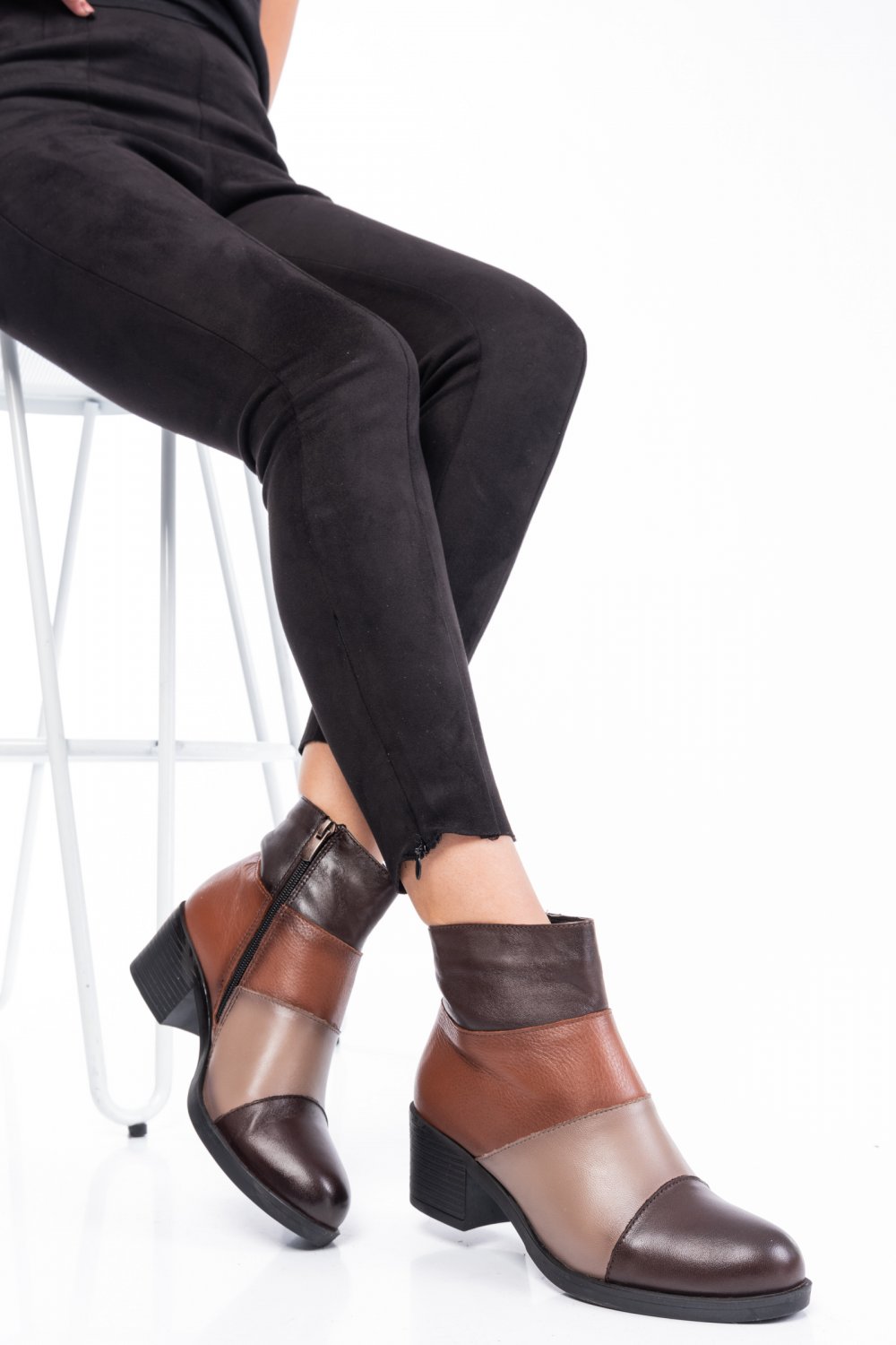 BOTINE MARO PIELE NATURALA DPCOGATI