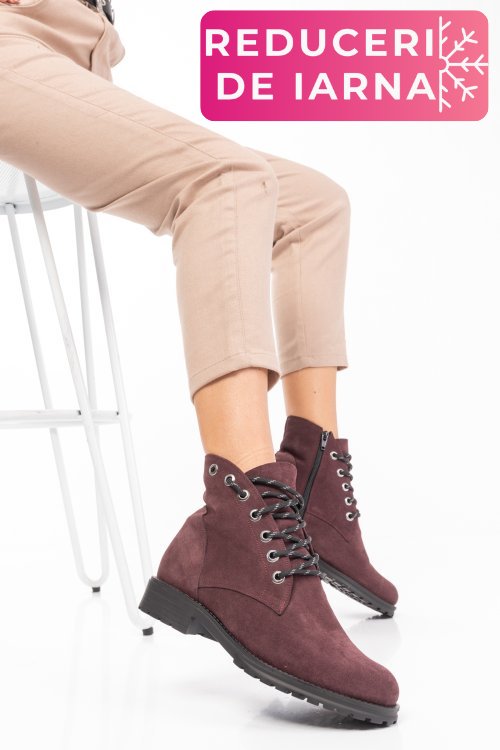 Ghete visinii piele naturala intoarsa 0pc10