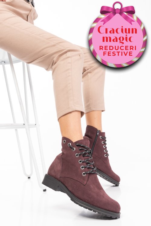 Ghete visinii piele naturala intoarsa 0pc10