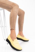 MOCASINI GALBENI PIELE NATURALA 2PC022