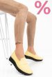 Mocasini galbeni piele naturala 2pc022