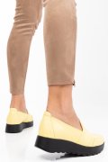 MOCASINI GALBENI PIELE NATURALA 2PC022