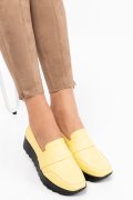 MOCASINI GALBENI PIELE NATURALA 2PC022