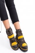 GHETE GRI PIELE NATURALA 5PC143