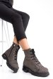 Ghete gri piele naturala 1pc1903