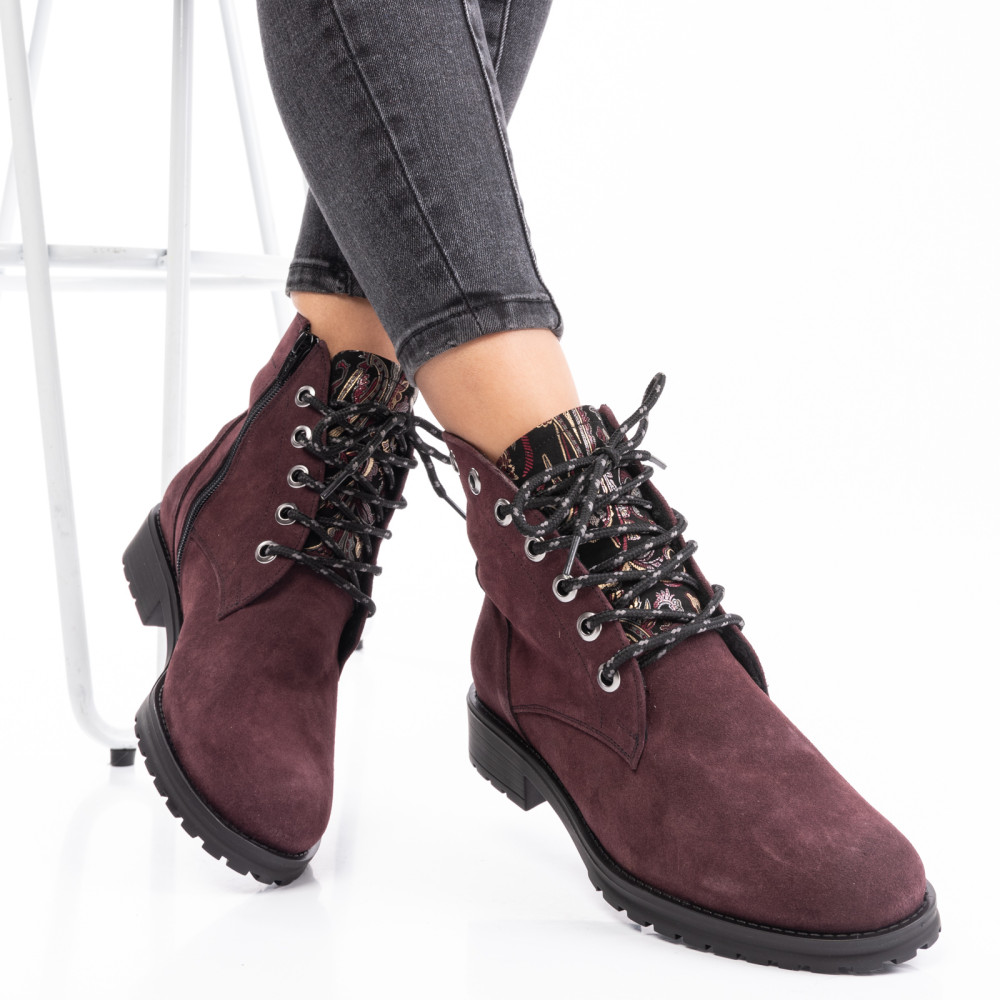 GHETE VISINII COLOR PIELE NATURALA INTOARSA 0PC10