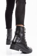 GHETE NEGRE PIELE NATURALA 9PC52